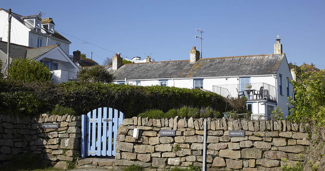 Shared car parking area for Little Trevara and Trevara